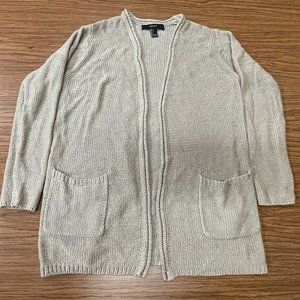 Forever 21 Cardigan, Ladies Size Large, Tan